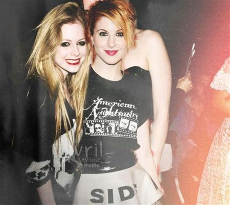 avril lavigne and hayley williams|avril lavigne thank you.